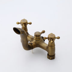 Antique Copper Bathtub Faucet with Vintage Shower Set