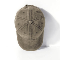 Washed Old Curved Brim Baseball Hat for Men and Women
