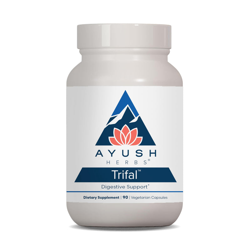 Ayush Herbs Trifal Digestive Support Supplement for Women and Men Capsules for Digestion Intestinal Health and Antioxidant Boost Ayurvedic Herbs and Supplements 90 Vegetarian Capsules