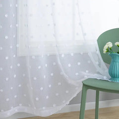 Boho Floral Sheer Curtains for Living Room Bedroom