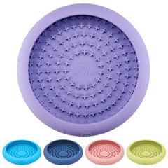 Dog Lick Bowl Bestalk Anxiety Relief Slow Feeder Dog Lick Mat Treat Dispenser Non-Slip Dog Licking Bowl Enrichment Toys BPA Free Silicone Dishwasher Safe