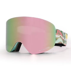 Snowledge Double-Layer Magnetic Ski Goggles for All