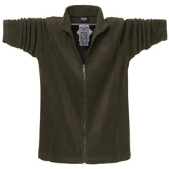 Men's Casual Outdoor Polar Fleece Jacket Plus Size