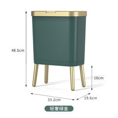 Nordic Style High Foot Trash Can for Home & Hotel