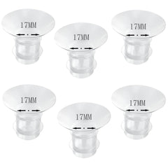 bliblo 6pcs Flange Insert 17mmCompatible with Medela/TSRETE/momcozyBPA Free Silicone Insert for Wearable Breast Pump Shield/Flange Insert，Milk Collector 24mm Universal