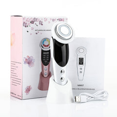 EMS Beauty Device with RF and Microcurrent Massage