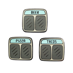 Scale Enamel Pin