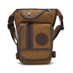 Wholesale Cross-Border Men's Canvas Waist Bag (Retro)
