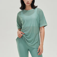 Quick-Drying Summer Loose Sports Fitness Blouse