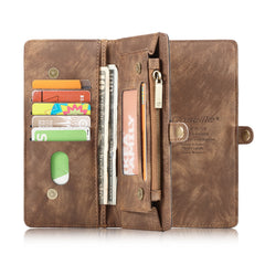 iPhone Xs Max 2-in-1 Vintage Wallet Case for XR