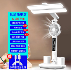 Rechargeable Dual Lamp Head Eye-Care Desk Lamp (One)