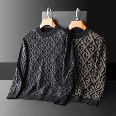 Men's Thick Half Turtleneck Slim Fit Cardigan Sweater