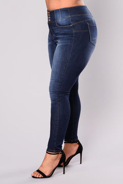 Plus Size High Waist Skinny Jeans for Women (L-5XL)