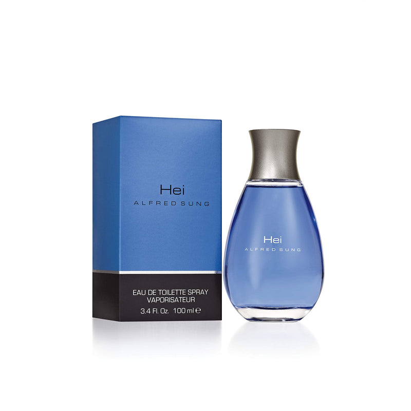 Alfred Sung HEI Cologne For Men Eau De Toilette Spray Vaporisation for Day or Night 3.4 oz