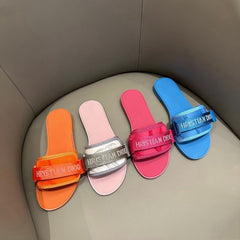 D Family Summer New Style Slip-On Flat Sandals