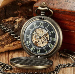 Quartz Watch, Vintage Mechanical Watch, Bronze Pocket Watch