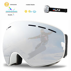 ELAX Double Layer Anti-Fog Ski Goggles for Snow Sports
