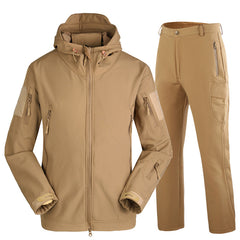 Men's Waterproof Camouflage Fishing Jacket and Pants Set