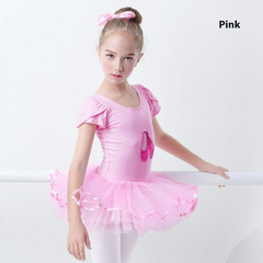 Girls Sequined Ballet Tutu Dress