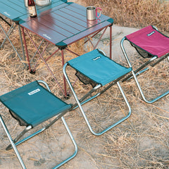 Portable Aluminum Alloy Folding Picnic Stool for Camping