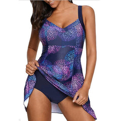 Women's Plus Size Split Swimsuit