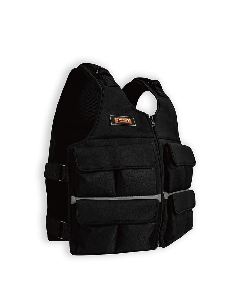 ZTTENLLY Adjustable Weighted Vest with Shoulder Pads-Adjustable Size-15/20/30/40/50lbs Body Weight Vest for Men & Women
