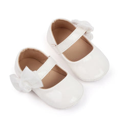 Infant Girls' PU Shoes with Cute Flower Design