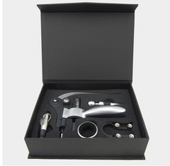9-Piece Wine Opener Set in Wooden Gift Box