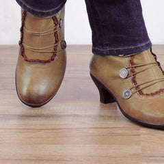 2020 New Plus Size High Heel Women's Ankle Boots