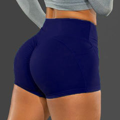 Solid Color Sporty Leggings with Pocket Lifts
