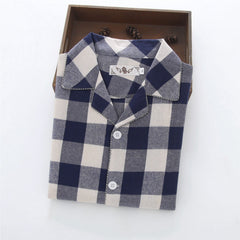 Men's Warm Flannel Pajama Suit