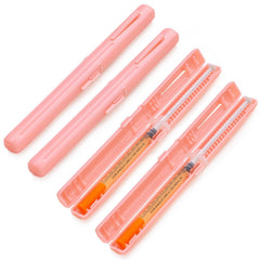 Portable Travel Insulin Case for Prefilled Syringe Discrete Syringe Holders for Diabetes (Pink | 2 Pack)