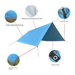 Outdoor Square Silver Coated Camping Tent (Oxford Cloth)