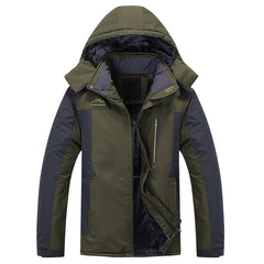 Men's Windproof Thickened Fleece Casual Jacket