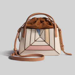 Fashionable Pleated Mini Portable Messenger Bag for Women