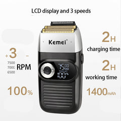 Rechargeable Electric Razor and Beard Trimmer