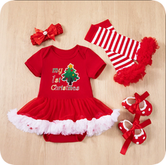 Infant Short Sleeve One Piece Dress
