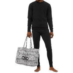 Alo Yoga Canvas Shoulder Bag for Gym and Shopping
