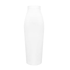 Elegant High Waist Mid-Length Bandage Skirt