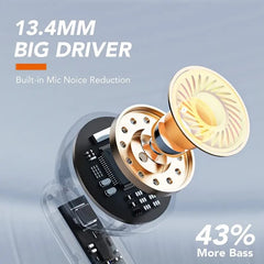 Wireless In-Ear Earbuds with HD Stereo Audio Display