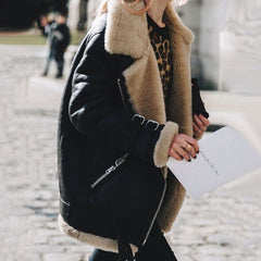 Lamb Wool Coat, Cotton Jacket, Suede Outerwear