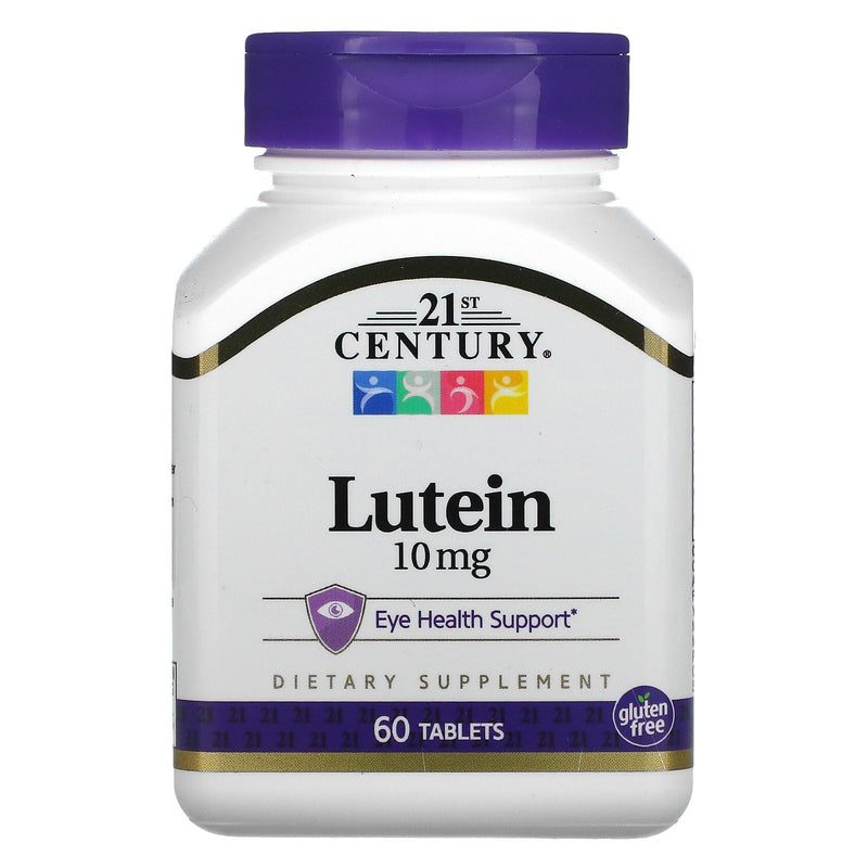 21st Century Lutein 10 mg Tablets 60 Count