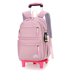 Women's Simple Fashion Trolley School Backpack