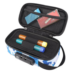 "Large Capacity Odor-Proof Travel Pipe Bag with Lock"