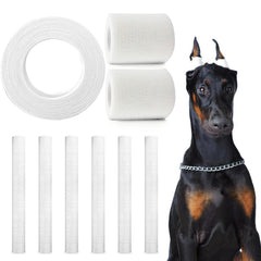ziyue Doberman Ear Posting Kit Dog Ear Cropping Dog Ear Stand up Care Tape Kit for Doberman Pinscher Dogs