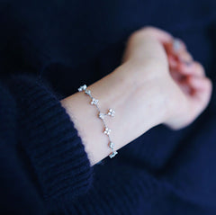 Gold-plated Exquisite Four-leaf Clover Bracelet