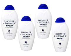 Shower to Shower Absorbent Body Powder Sport 13-Ounce Bottles (Pack of 4)