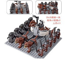 Medieval Haradrim Mammoth Knights Orc War Elephant Set