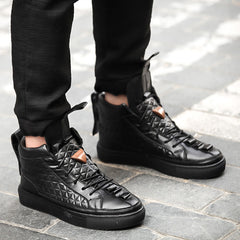 Men's High-Top Korean Style Casual Sneakers for Summer