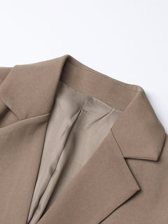 Women's Open Long Sleeve Casual Jacket - High Street Fashion